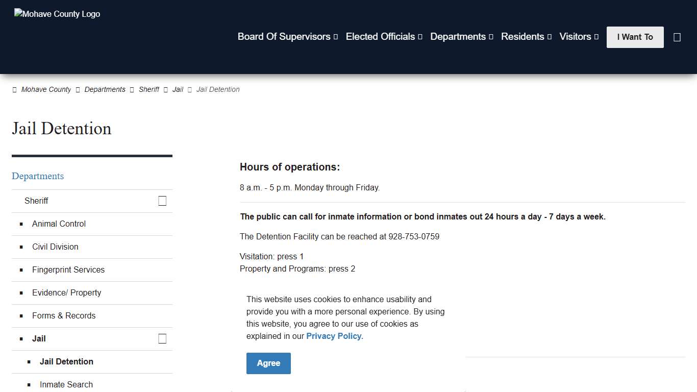 Jail Detention Mohave County